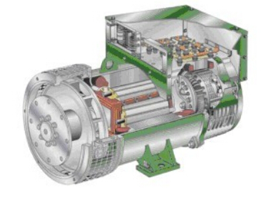 阿合奇发电机内部结构图
